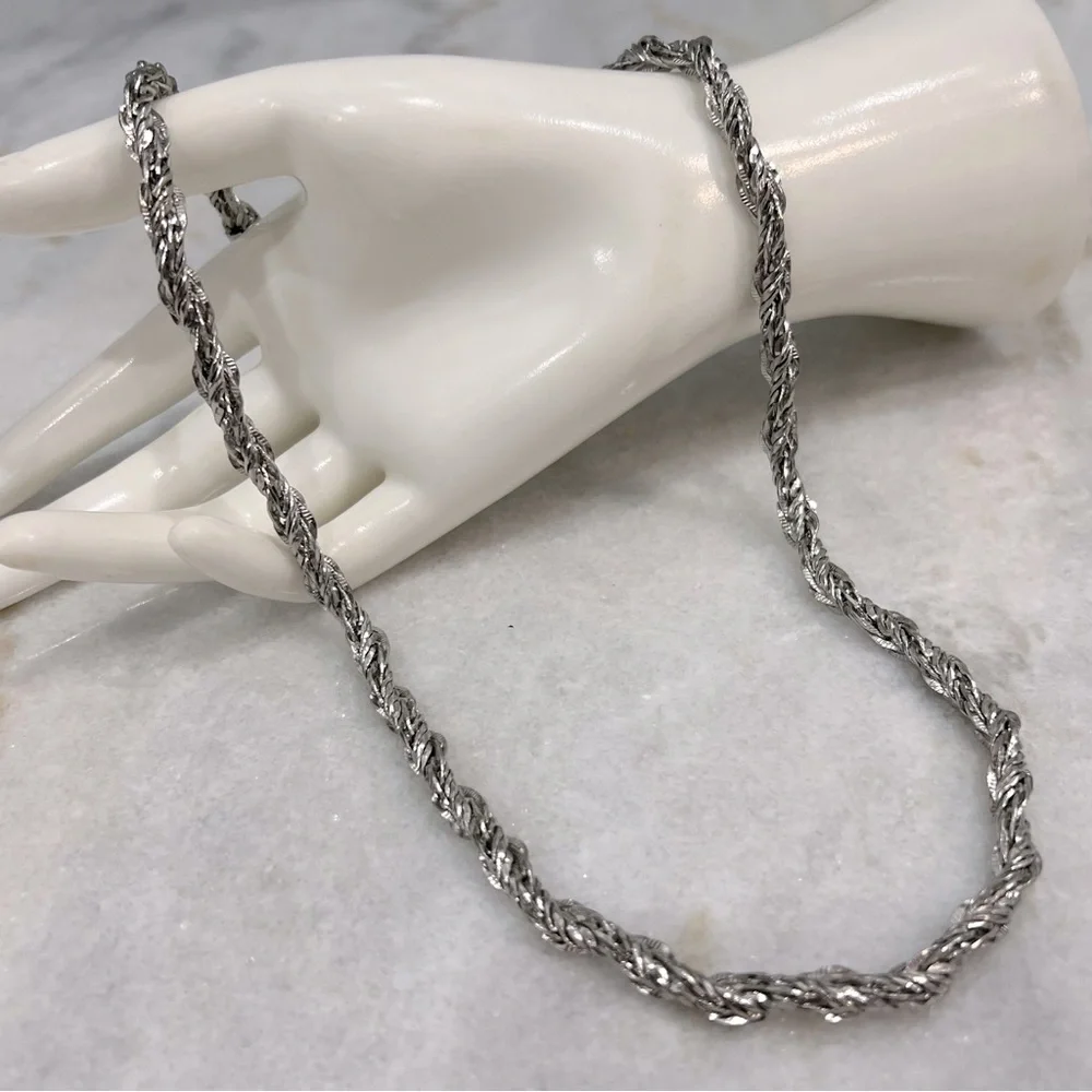 Men’s 6mm 24” Stainless Steel Twisted Link Chain
